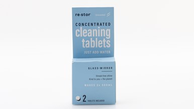 Re.stor Concentrated Cleaning Tablets Glass Mirror