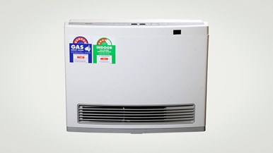 Rinnai Avenger 25 unflued gas heater-front-view