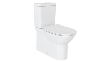 Roca Debba Rimless Close Coupled Back To Wall Bottom Inlet Toilet Suite