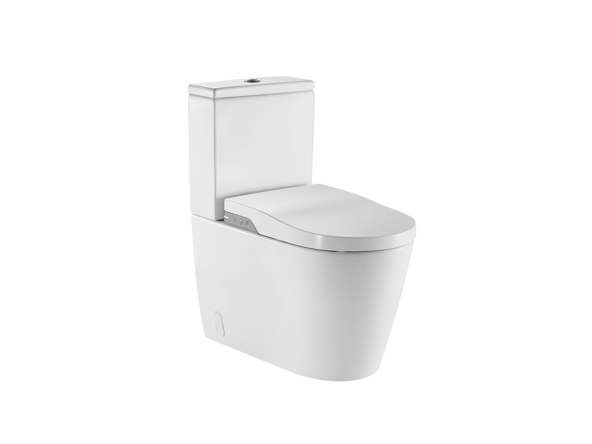 Roca In-Wash Inspira Rimless Close Coupled Back To Wall Toilet Suite with Soft Close Seat White carousel image