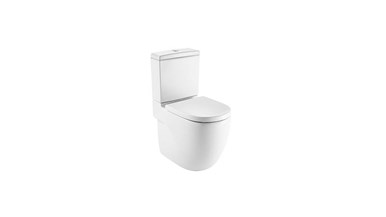 Roca Meridian Close Coupled Back To Wall Comfort Height Back Inlet Toilet Suite with Seat White