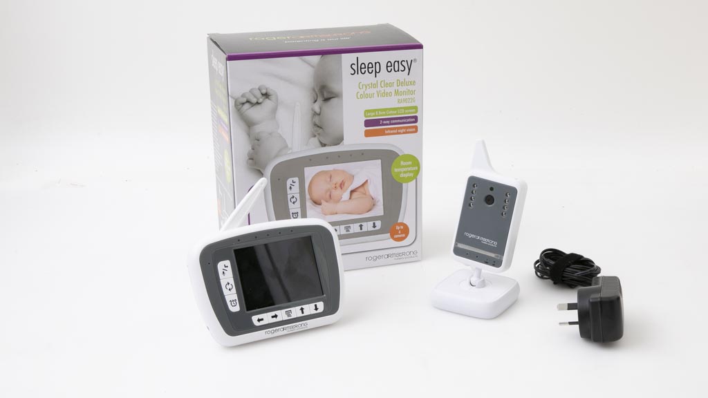 Roger Armstrong Sleep Easy Crystal Clear 8.9cm Deluxe Colour Video Monitor RA9022G