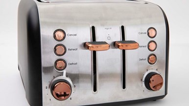 Russell Hobbs Brooklyn 4 Slice Toaster Copper RHT94COP