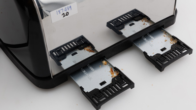 Russell Hobbs Colours Plus 4 Slice Toaster RHT2836BLK