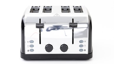 Russell Hobbs Colours Plus 4 Slice Toaster RHT2836BLK