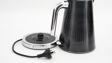 Russell Hobbs Geo Steel Black Stainless Steel Kettle RHK402
