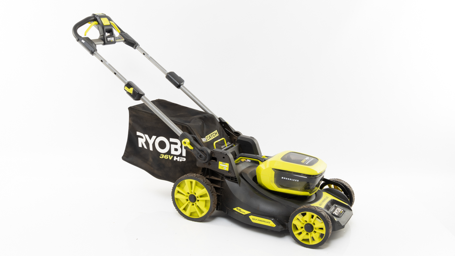 Ryobi 36V HP Brushless 46cm Self-Propelled Lawn Mower 6.0Ah Kit (R36XLMW26) carousel image
