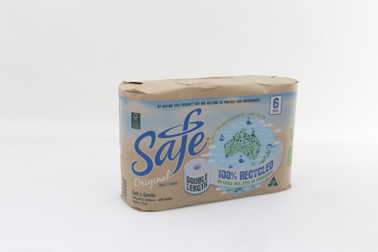 Safe Original Toilet Tissue Double Length Soft & Gentle 2 ply carousel image