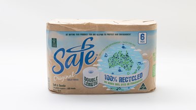 Safe Original Toilet Tissue Double Length Soft & Gentle 2 ply