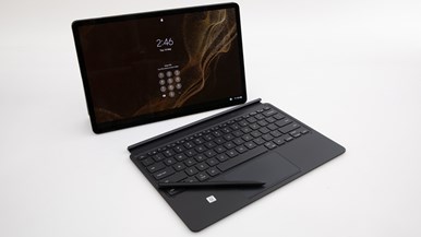 Samsung Galaxy Tab S8+ (SM-X800) with Book Cover Keyboard