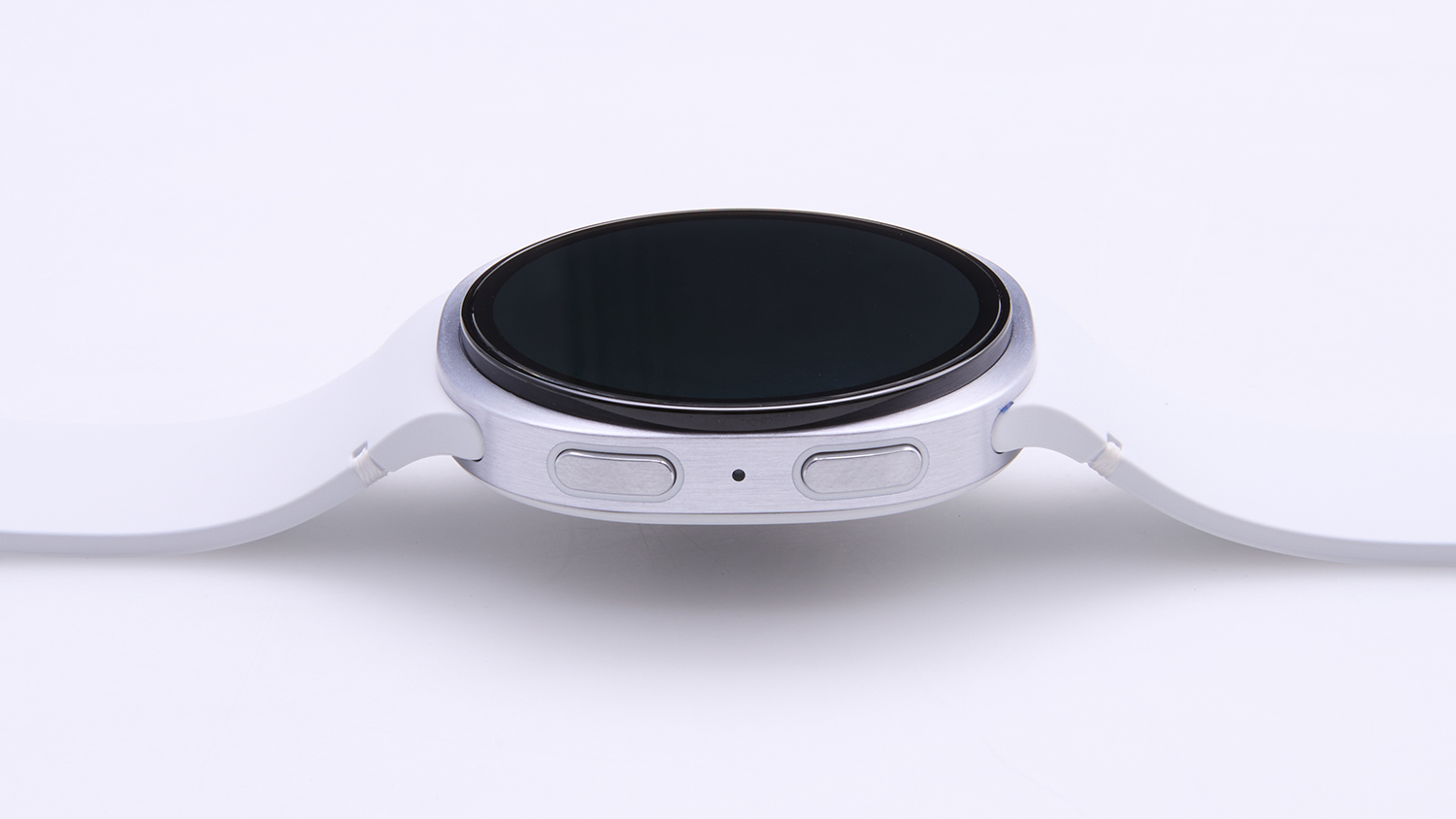 Samsung Galaxy Watch8 Silver 44mm Bluetooth Sport Band White M/L