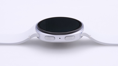 Samsung Galaxy Watch8 Silver 44mm Bluetooth Sport Band White M/L