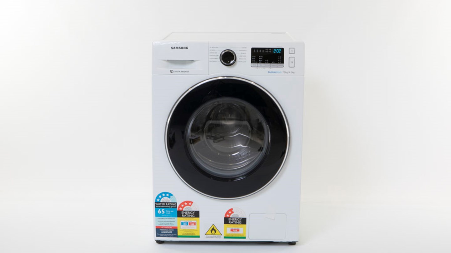 Samsung WD85T554DBW Review Washer dryer combo CHOICE