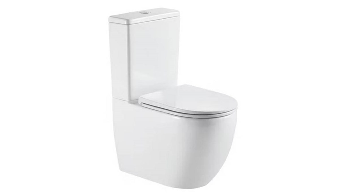 Sanceramica Curve Ultra Quiet Flush Rimless Toilet Suite with Geberit