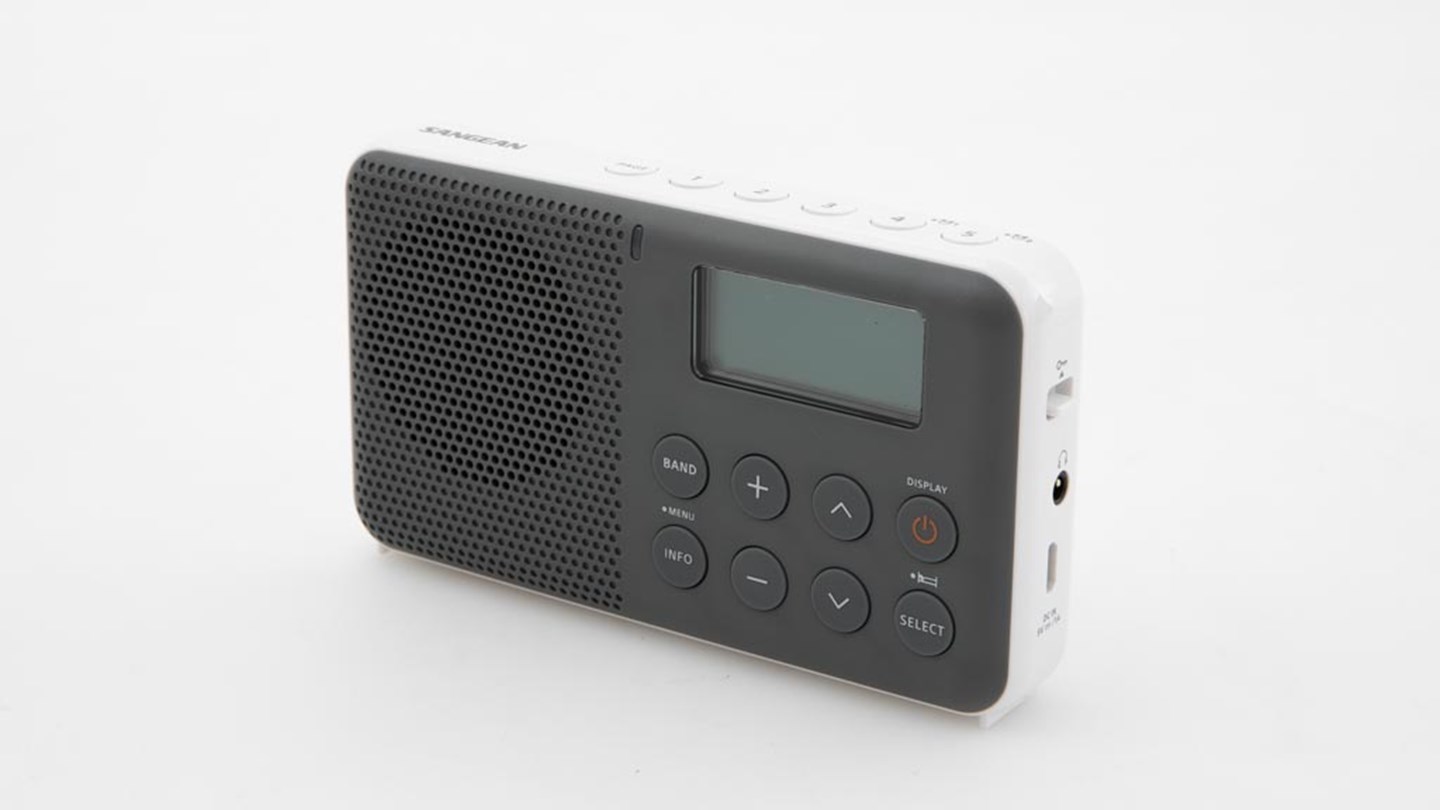 Sangean DPR-64 Grey White Sangean DPR-64 DAB , FM Radio, Alarm, Snooze, LCD Display, Stereo Headphone Jack, Built-in Stereo Class-D Amplifier Gray-White