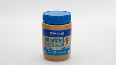 Sanitarium Natural Peanut Butter No Added Sugar or Salt Smooth