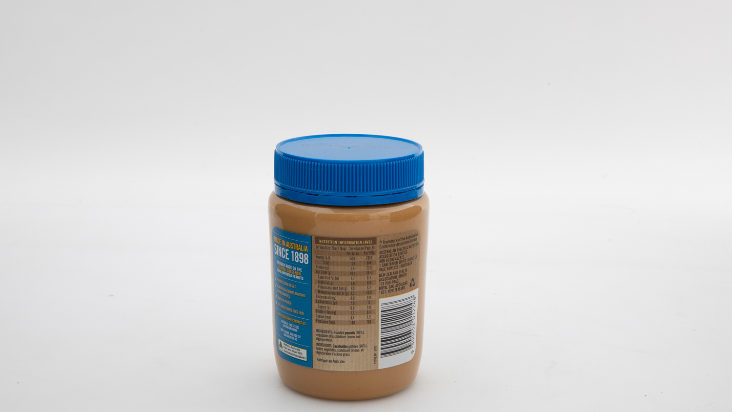 Sanitarium Natural Peanut Butter No Added Sugar or Salt Smooth Review Peanut butter CHOICE
