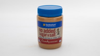 Sanitarium Peanut Butter No Added Sugar or Salt Crunchy