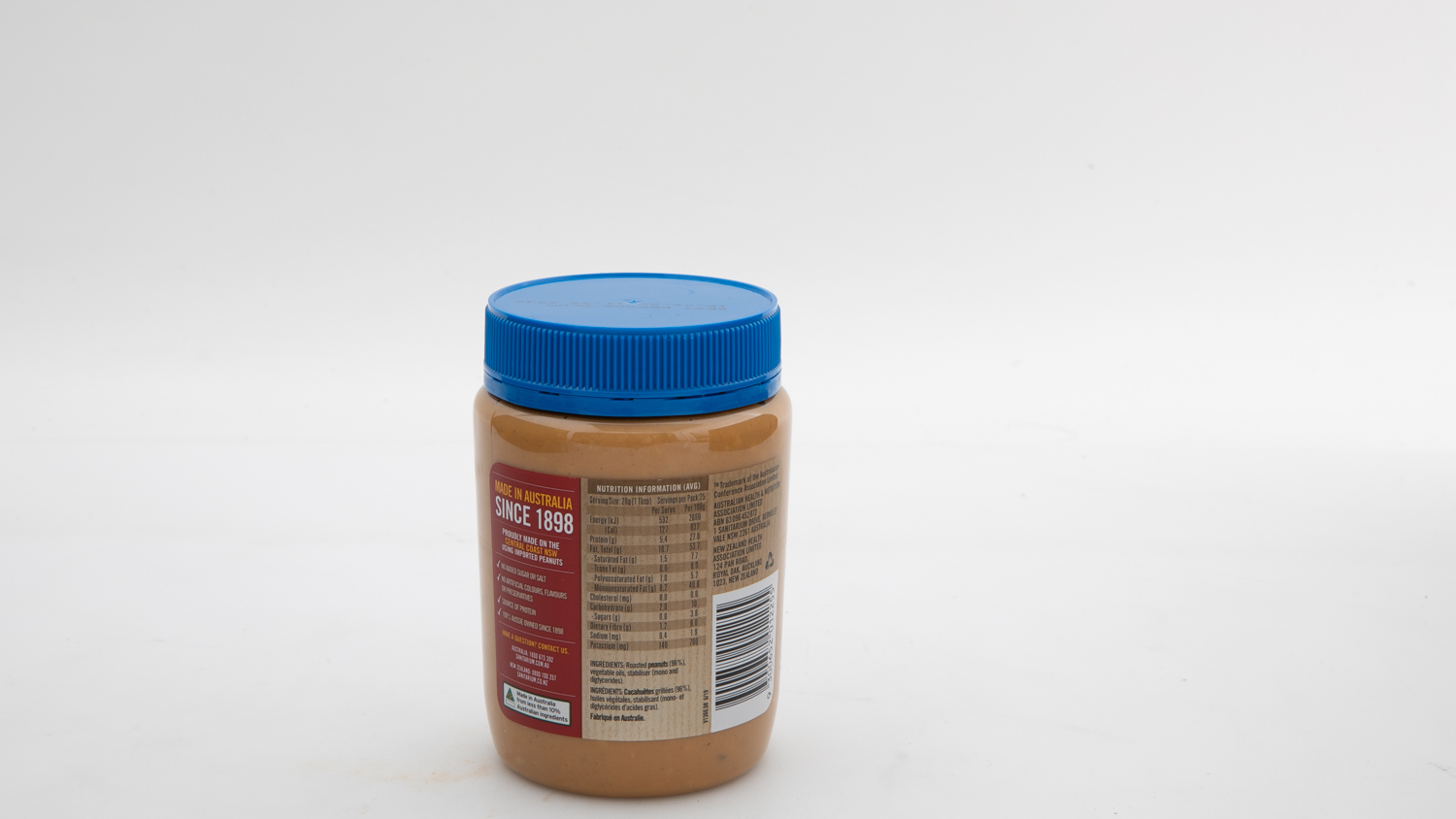 Sanitarium Peanut Butter No Added Sugar or Salt Crunchy Review Peanut butter CHOICE