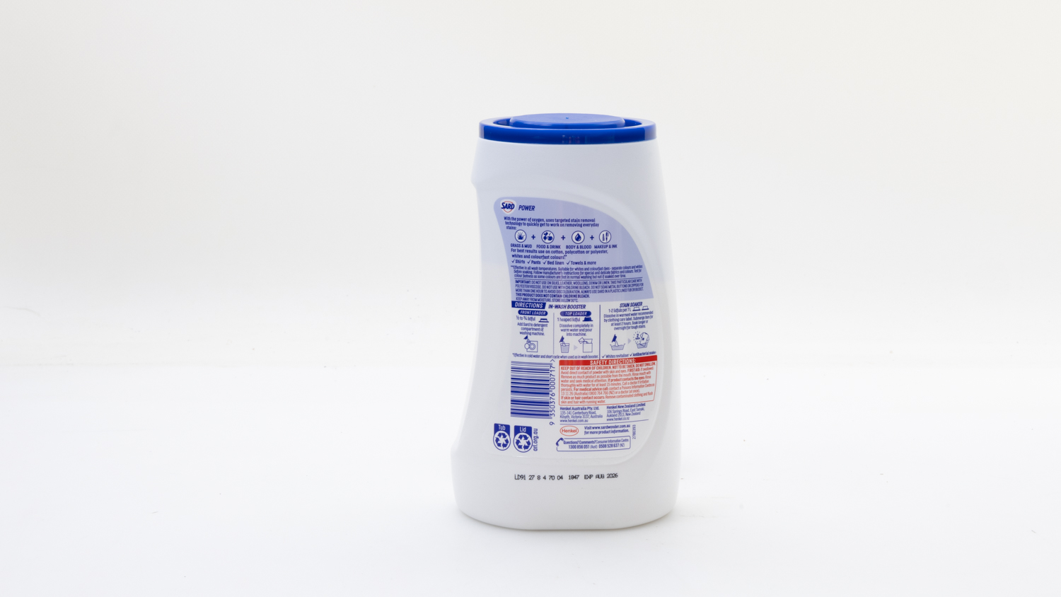 Sard Power Stain Remover Major Stain Types Antibacterial Soaker