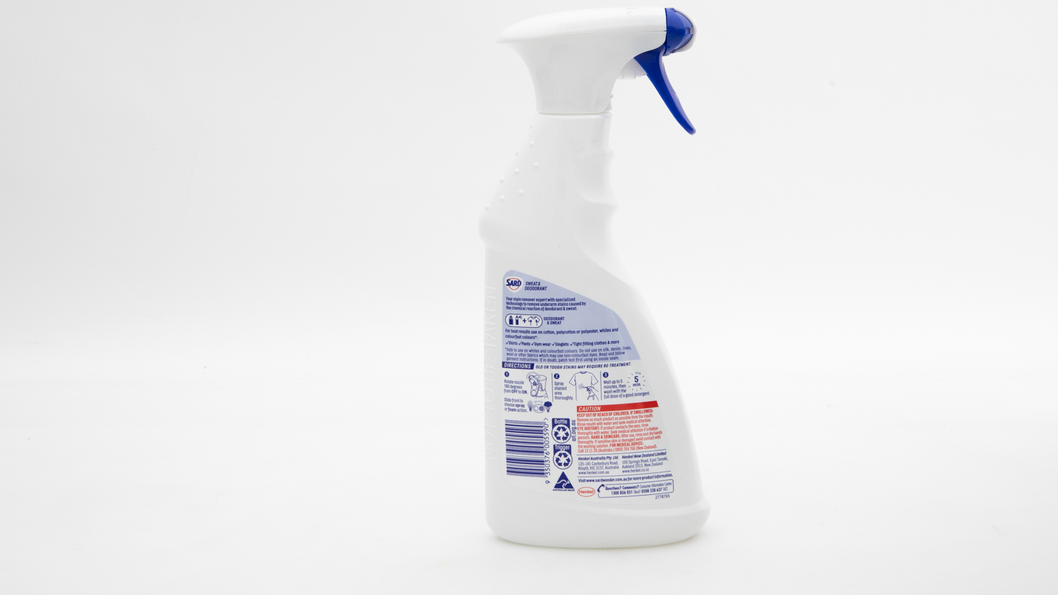 Sard Sweat and Deodorant Stain Remover Expert Action Review Stain remover CHOICE