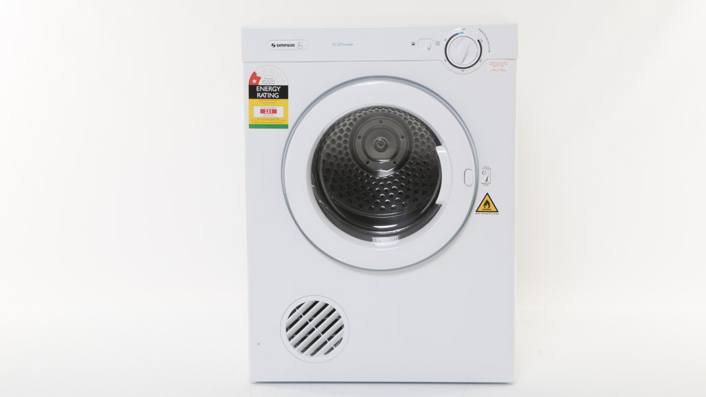 Simpson SDV501 EZIloader Review Clothes dryer CHOICE