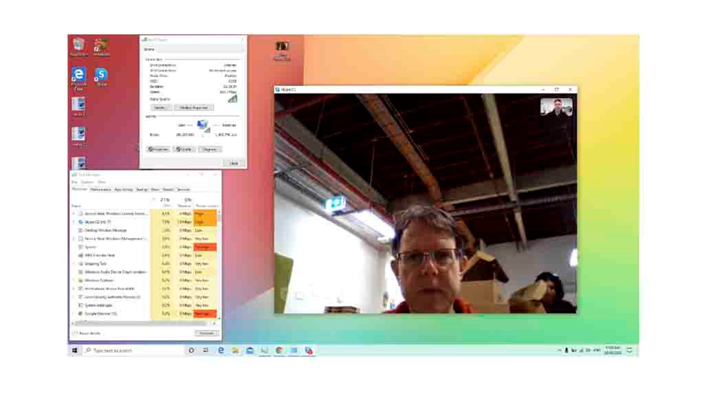 Skype video chat app