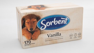 Sorbent Vanilla Fragrance Collection 170 tissues