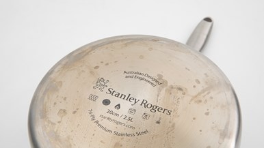 Stanley Rogers Conical Tri-Ply saucepan with stainless steel lid 42285