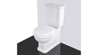 Studio Bagno Impero Back to Wall Toilet Suite-Back Entry