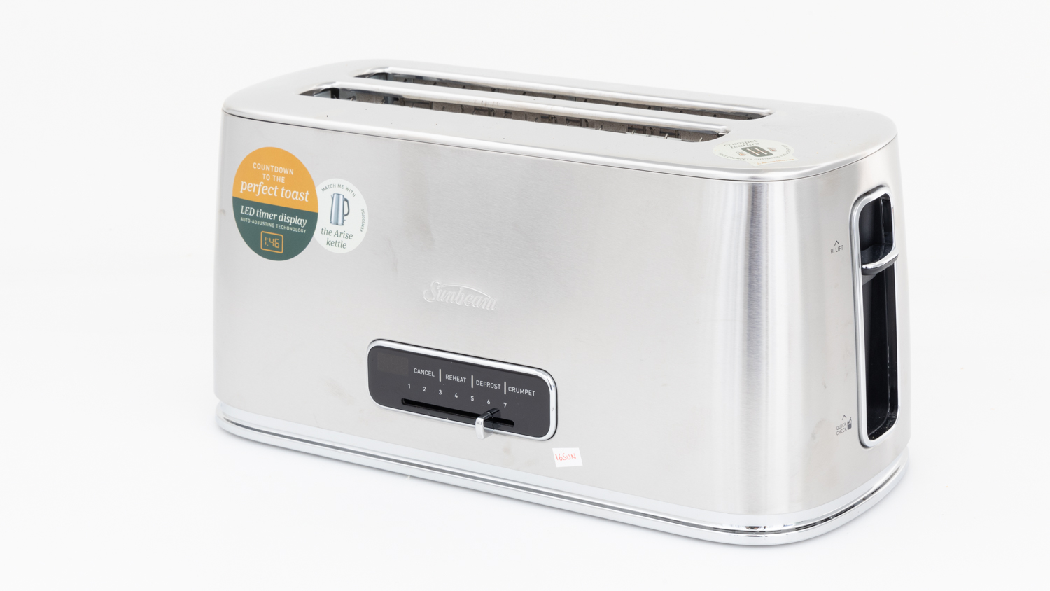 Sunbeam Arise 4 Slice Long Slot Toaster TAM5003SS carousel image