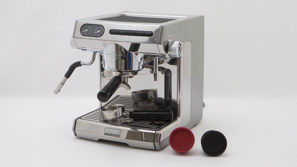 Sunbeam Café Series Espresso Machine plus Capsule EM7100 (capsule mode results) carousel image