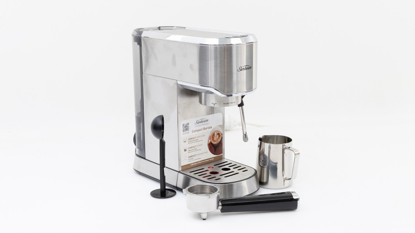 Sunbeam Café Barista EM5000 Review Home espresso coffee machine CHOICE