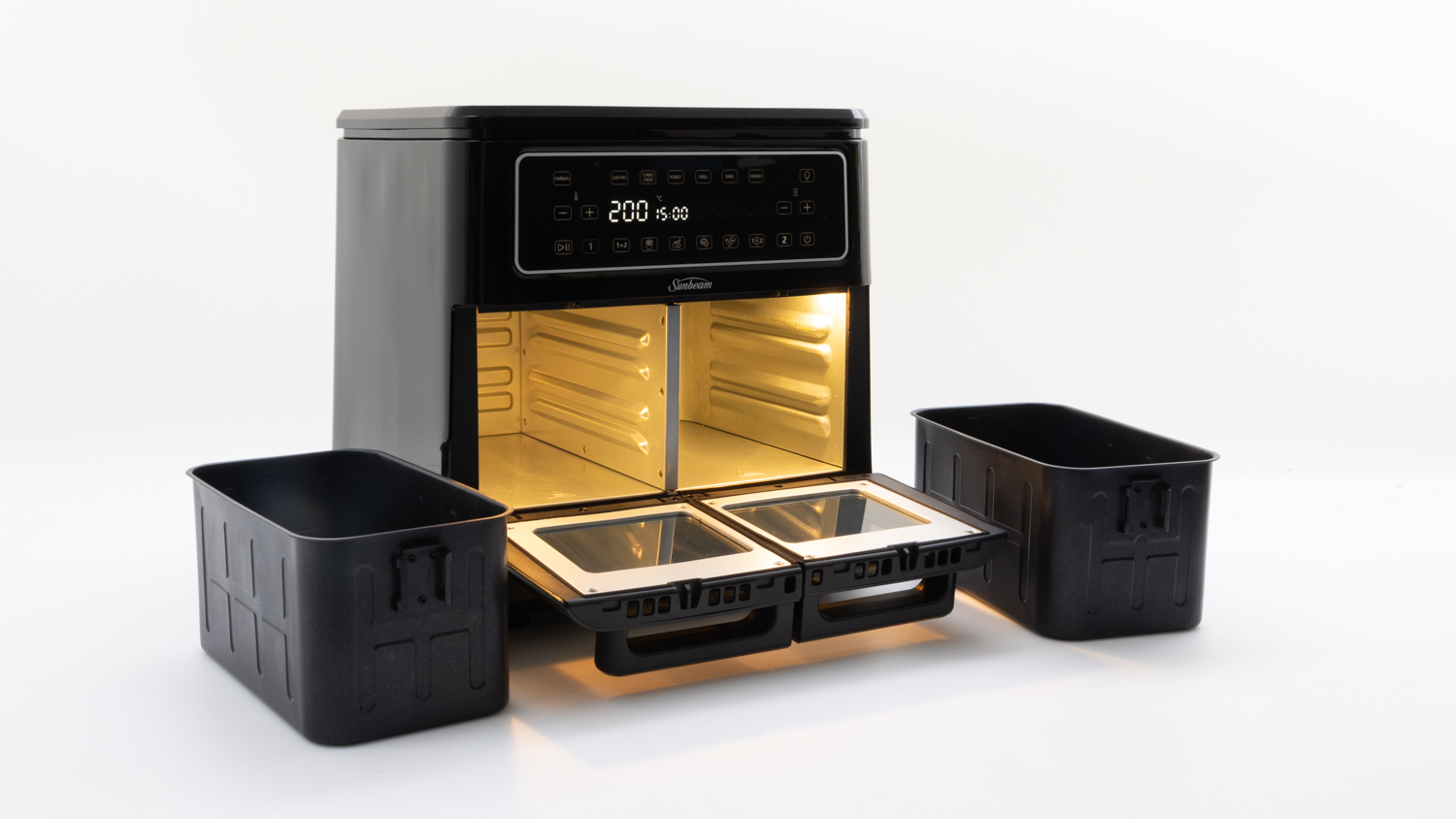Sunbeam Multi Zone Air Fryer AFP6000BK (benchtop oven mode)
