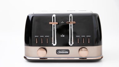 Sunbeam New York Collection 4 Slice Toaster Black Bronze TA4440KB