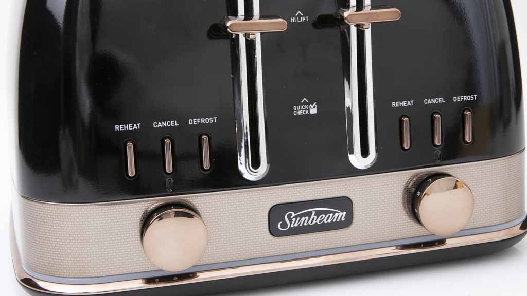 Sunbeam New York Collection 4 Slice Toaster Black Bronze TA4440KB