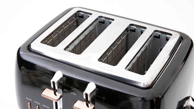 Sunbeam New York Collection 4 Slice Toaster Black Bronze TA4440KB