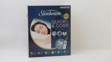 Sunbeam Quick u0026 Cosy Pro Electric Blanket BL4661