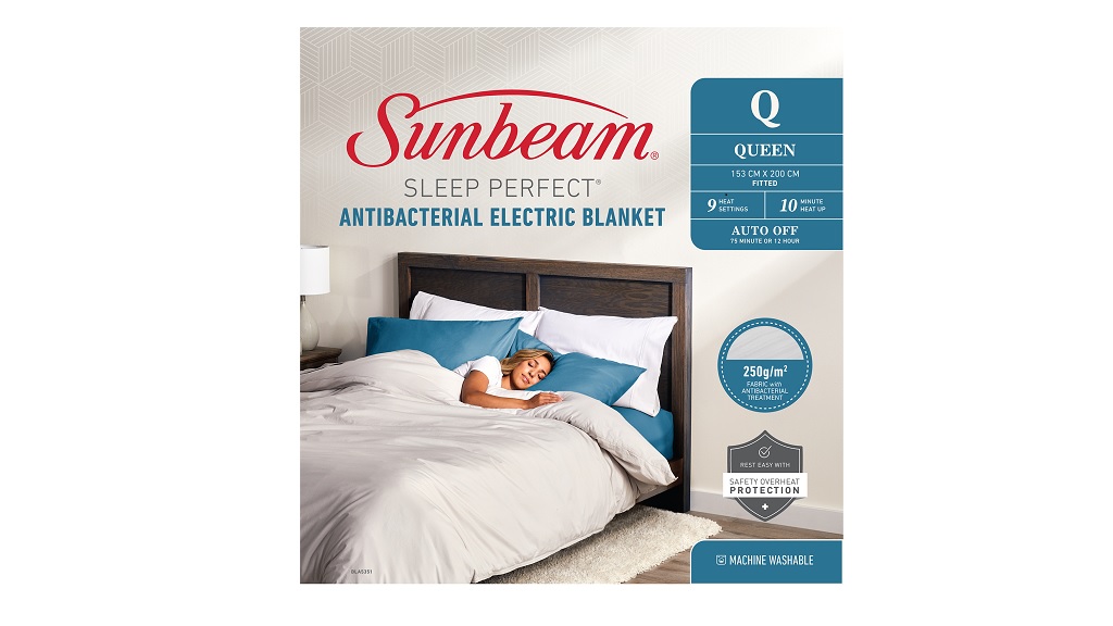 Sunbeam Sleep Perfect Electric Blanket, Electric Blanket Duvet Cover