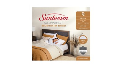 Sunbeam Sleep Perfect Quilted Electric Blanket BLQ5451