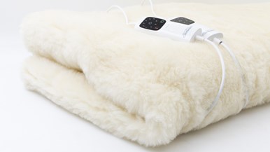 Sunbeam Sleep Perfect Wool Fleece Electric Blanket BLW6651