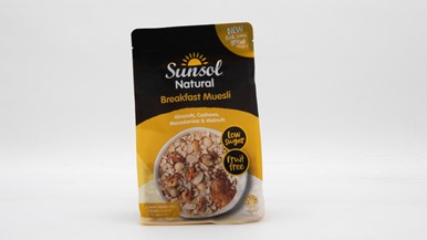 Sunsol Muesli Almond Cashew Macadamia Walnut