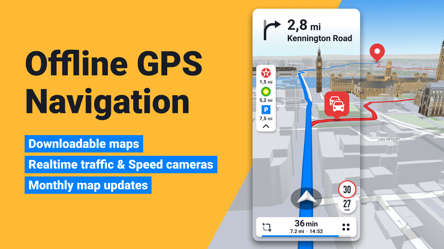 Sygic GPS Navigation & Offline Maps for Android carousel image