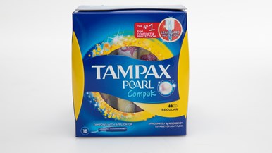 Tampax Pearl Compak Regular Tampons with Applicator