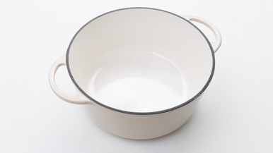 Tefal LOV Induction Cast Iron Beige Stew pot 25cm/5L + Lid