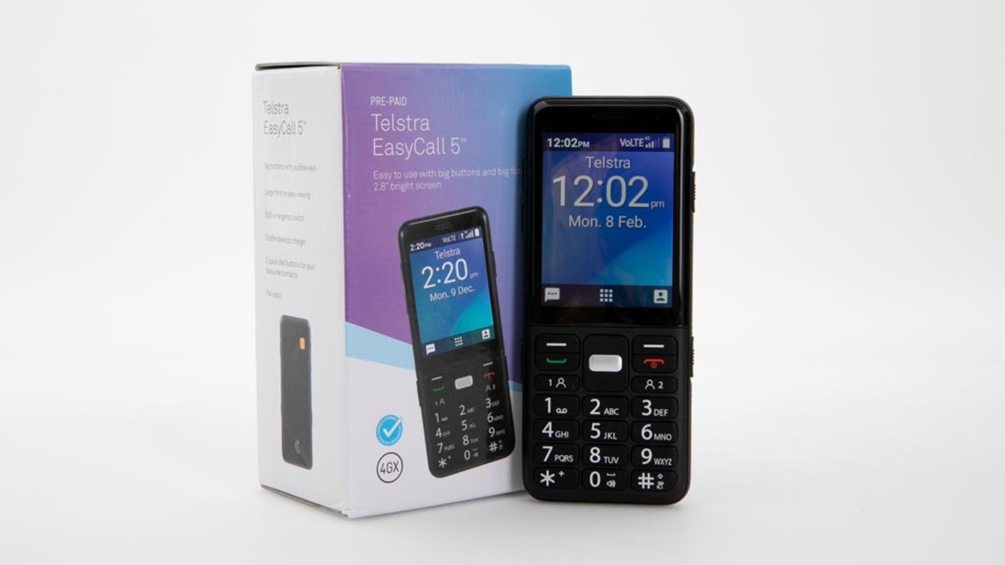 Telstra Easycall 5 Review | Mobile phones for seniors | CHOICE