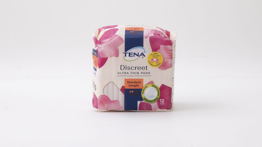 Tena Discreet Ultra Thin Pads Standard Length carousel image