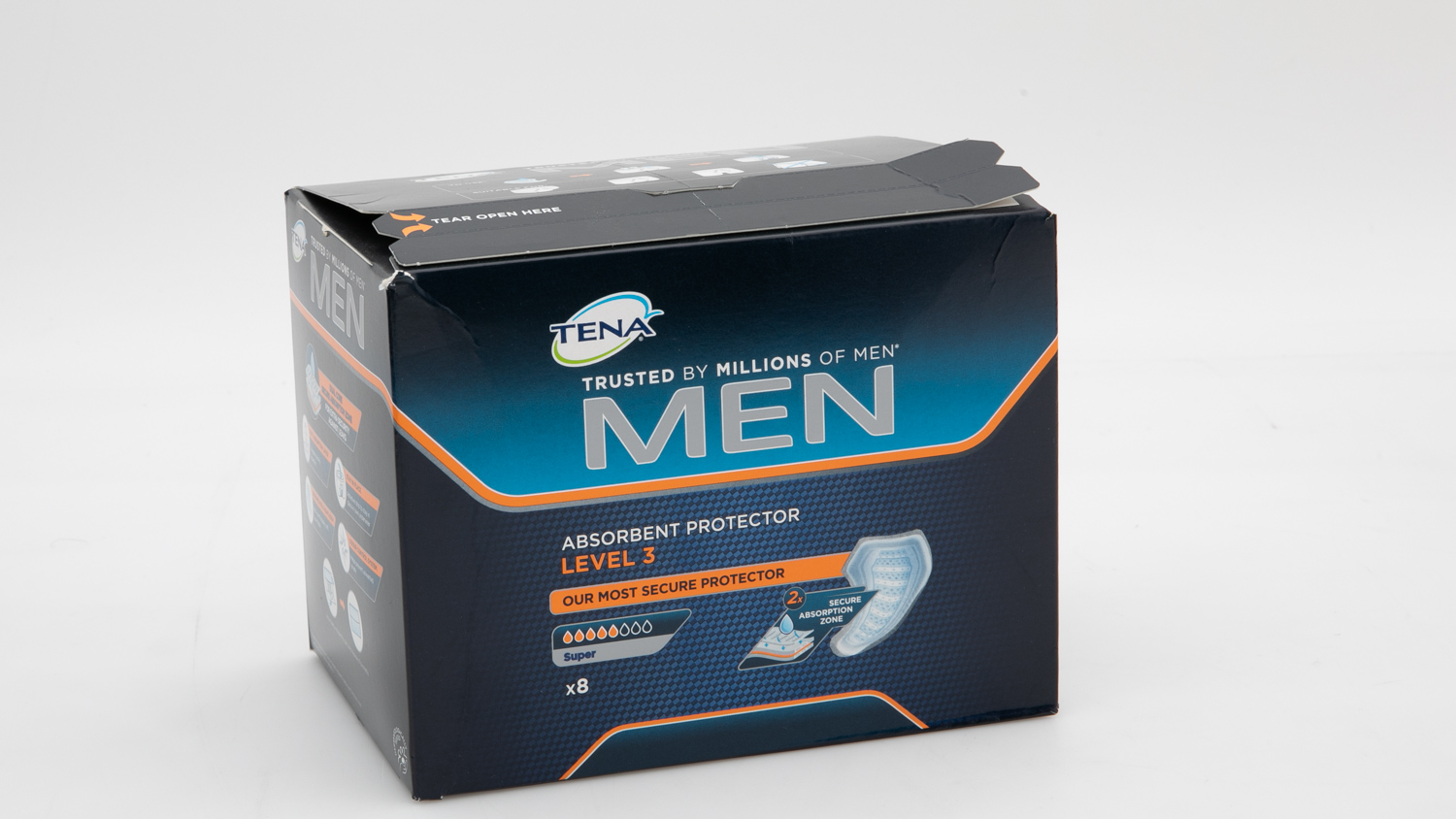 Tena Men Absorbent Protector Level 3 Review, Incontinence pad