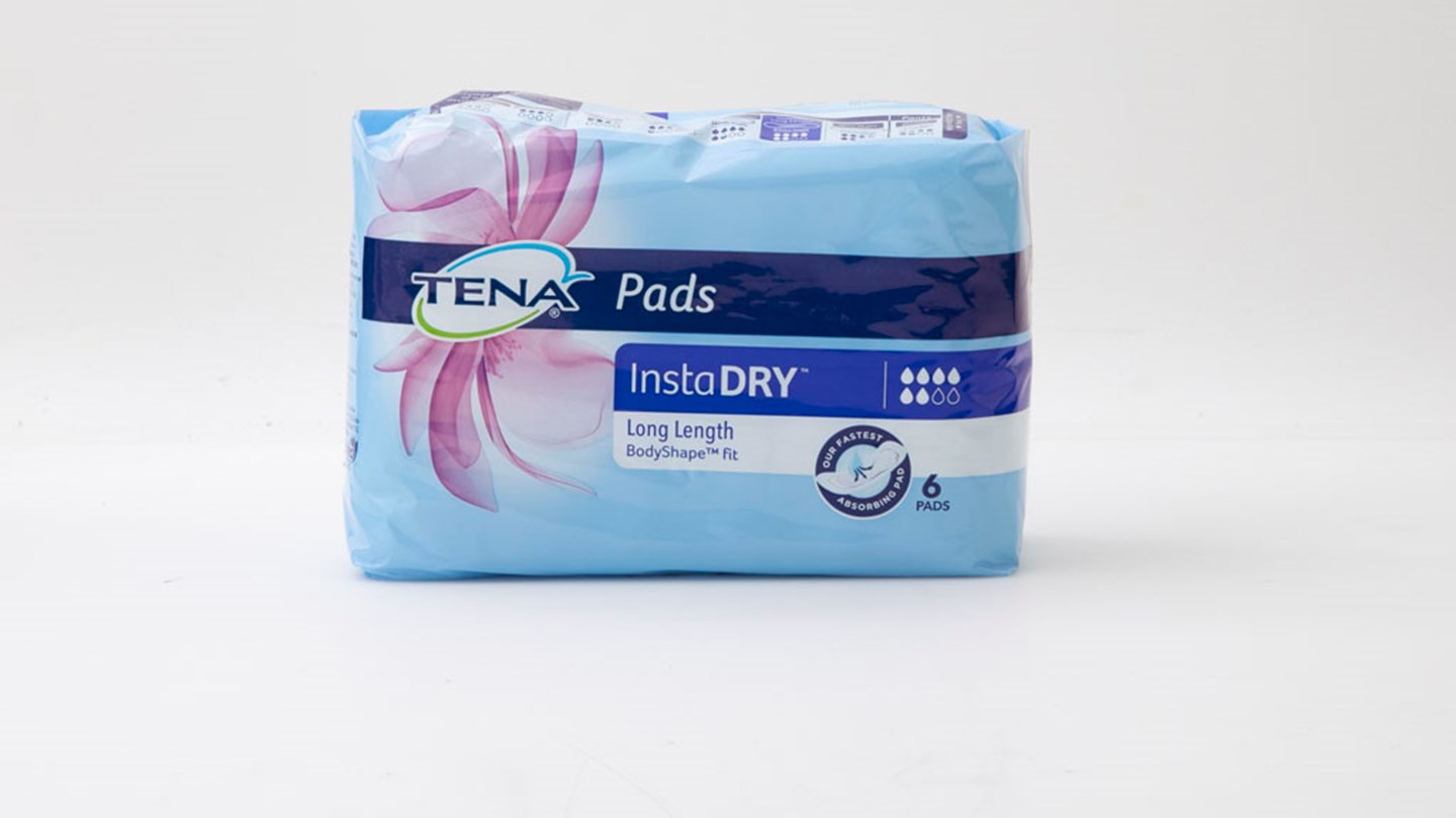 Tena Pads Extra Standard Length Review Incontinence product CHOICE