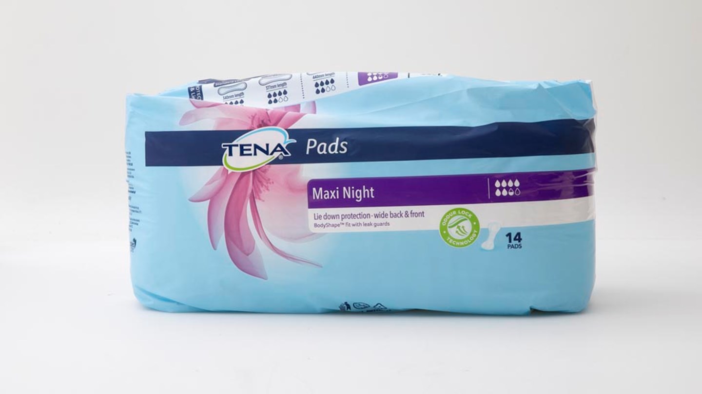 Tena Pad Maxi Night Extra Long 28 Pack main image 1